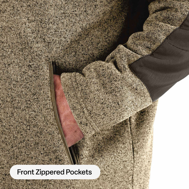 Flex Knit Quarter-Zip Sweater