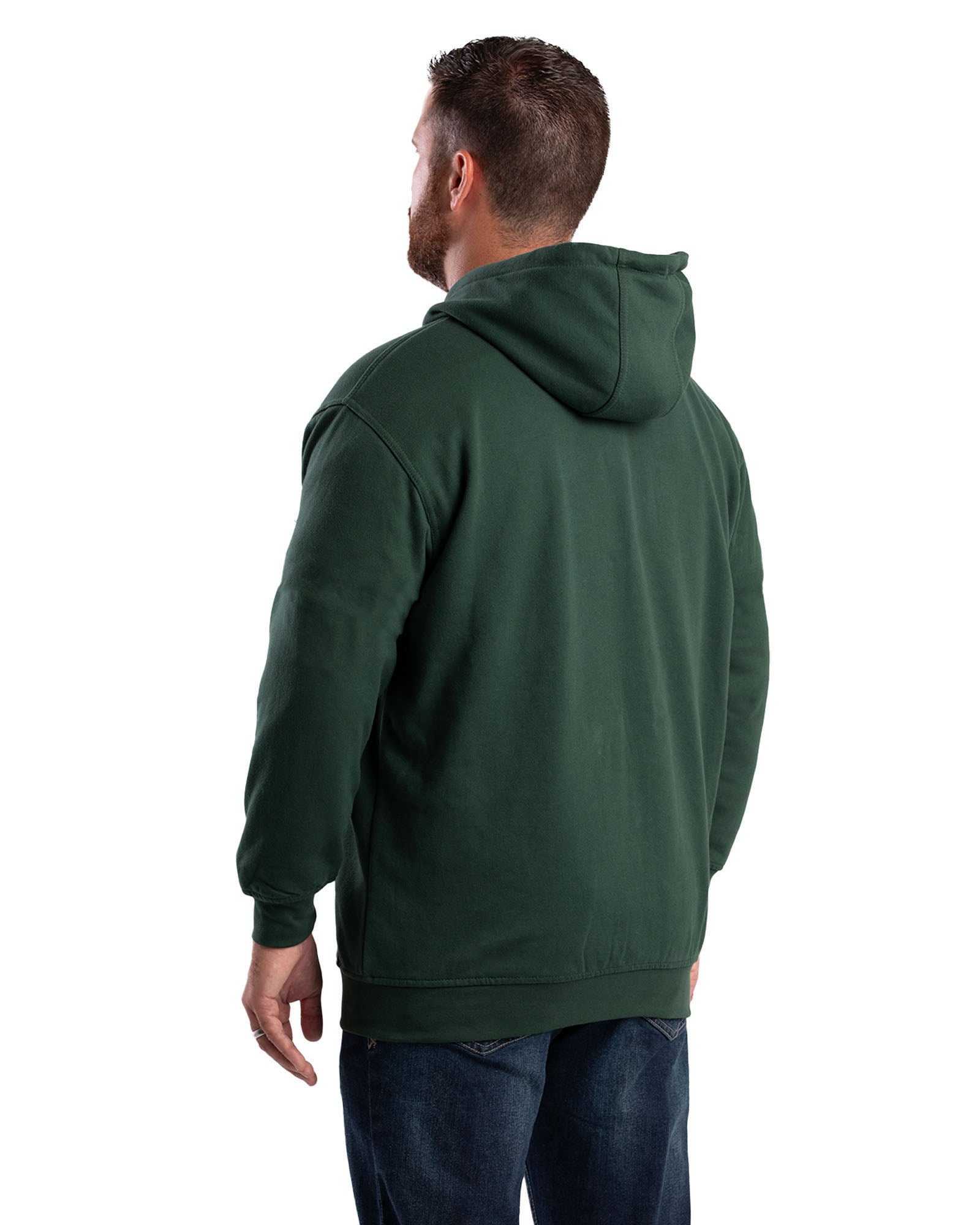 Thermal lined sweatshirt outlet jacket