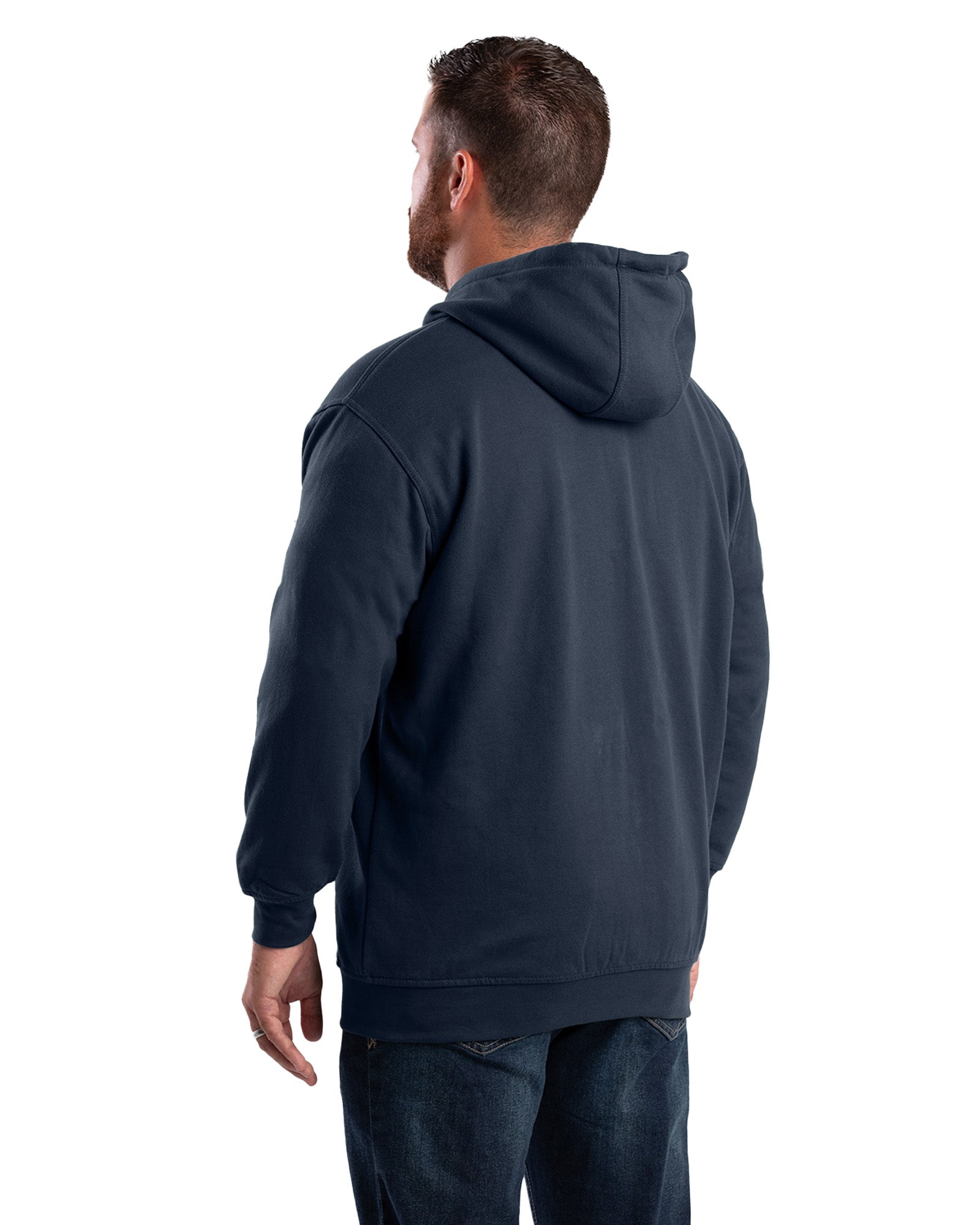 Thermal hooded hotsell zipper sweatshirt