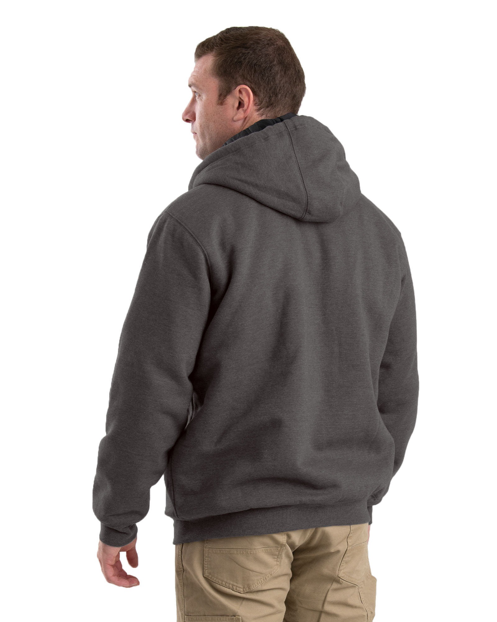 BETABRAND Jacket Academic Wool Herringbone deals Men's XS Hooded Full Zip Hoodie