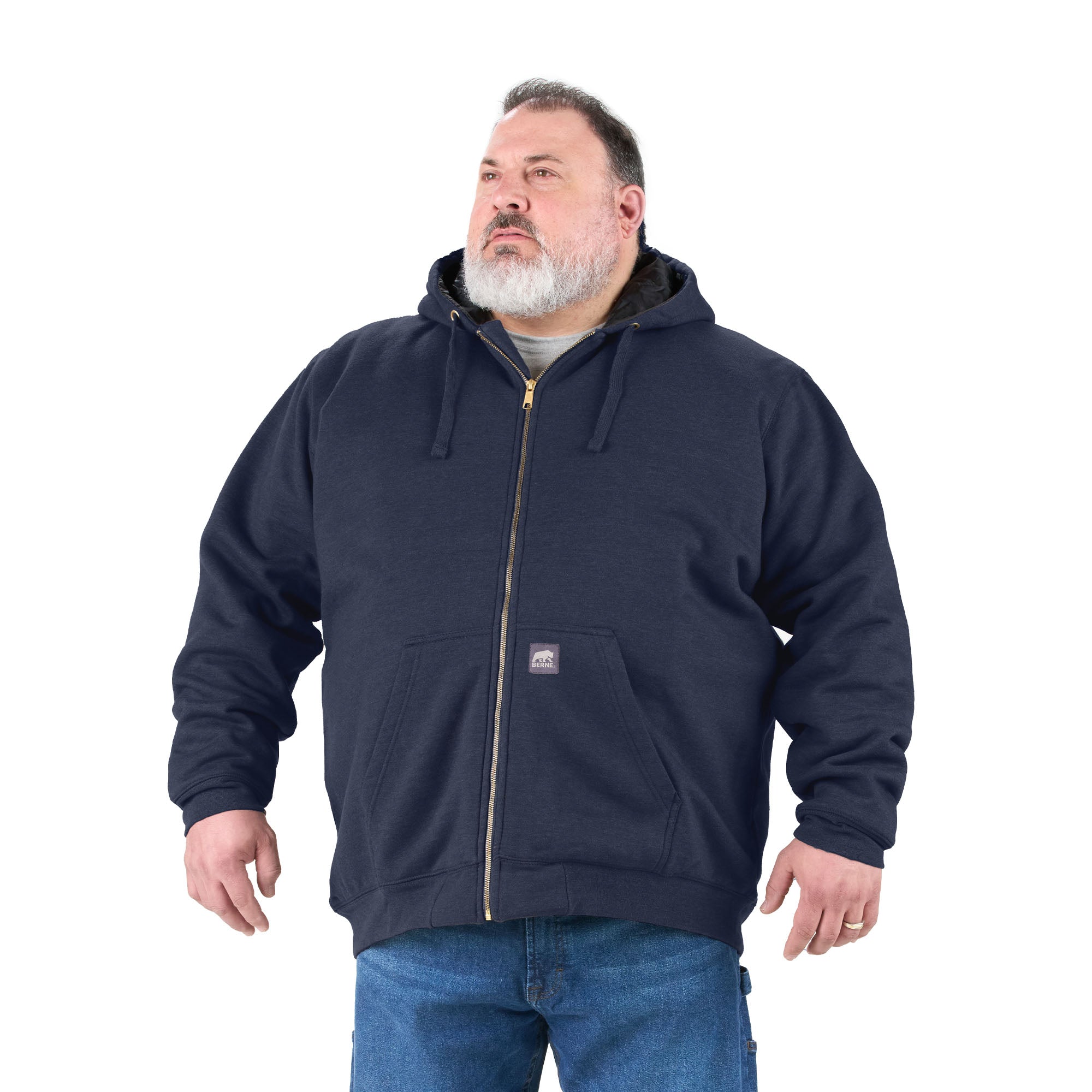Men's Insulated Full-Zip Hooded Sweatshirt – Berne Apparel