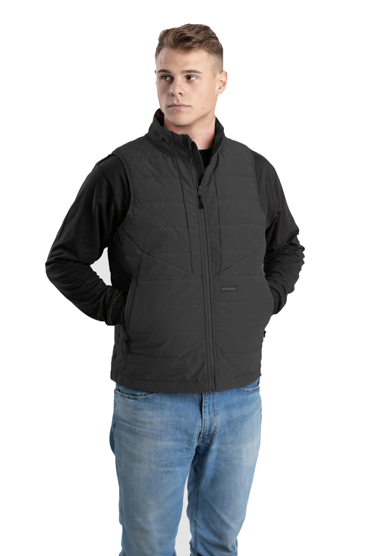 V24BK Highland Quilted Vest