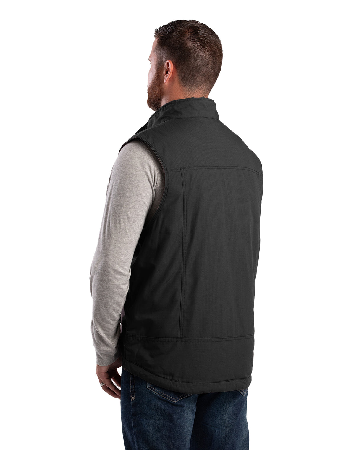 V817BK Heartland Fleece-Lined Ripstop Vest