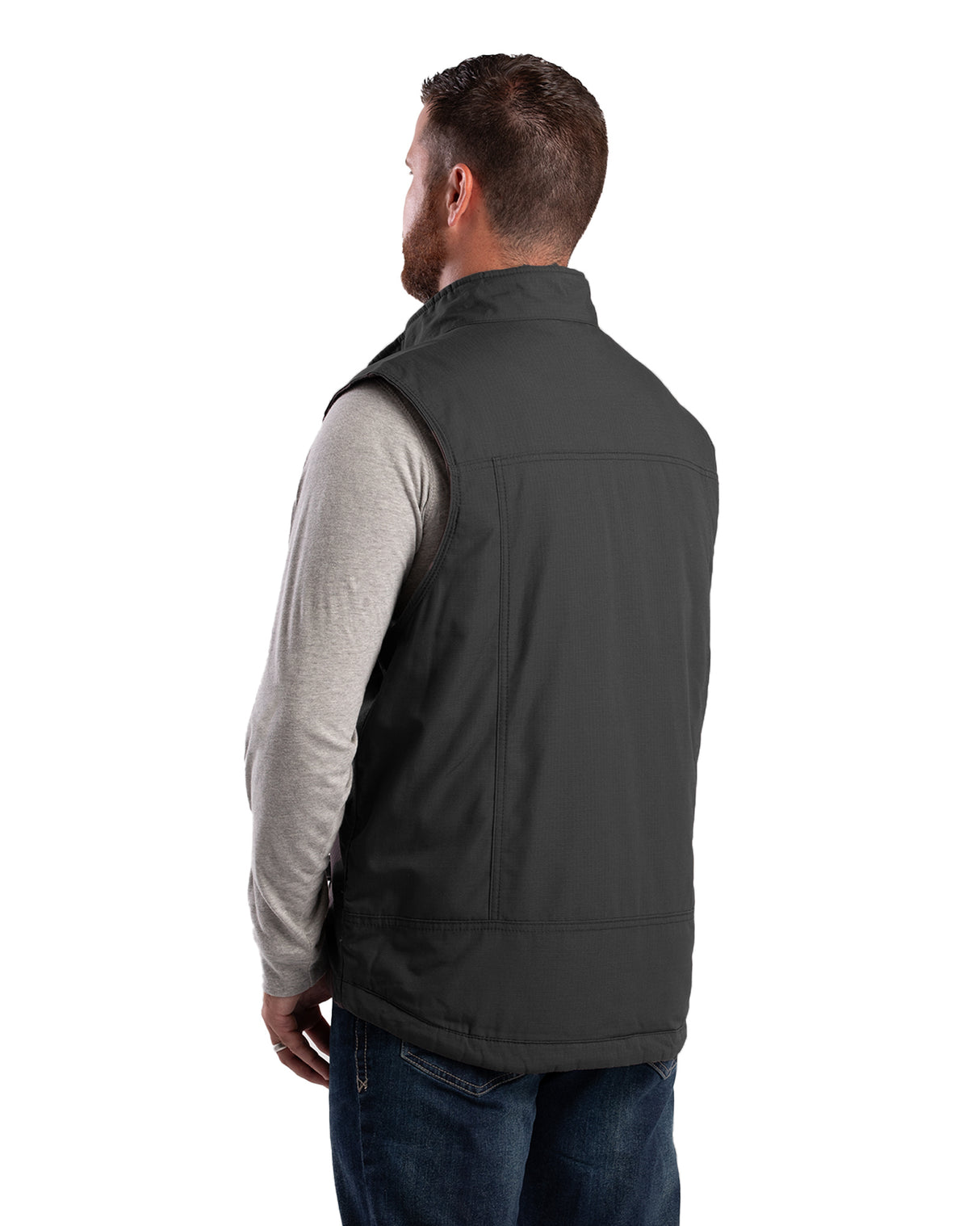 V817BK Heartland Fleece-Lined Ripstop Vest