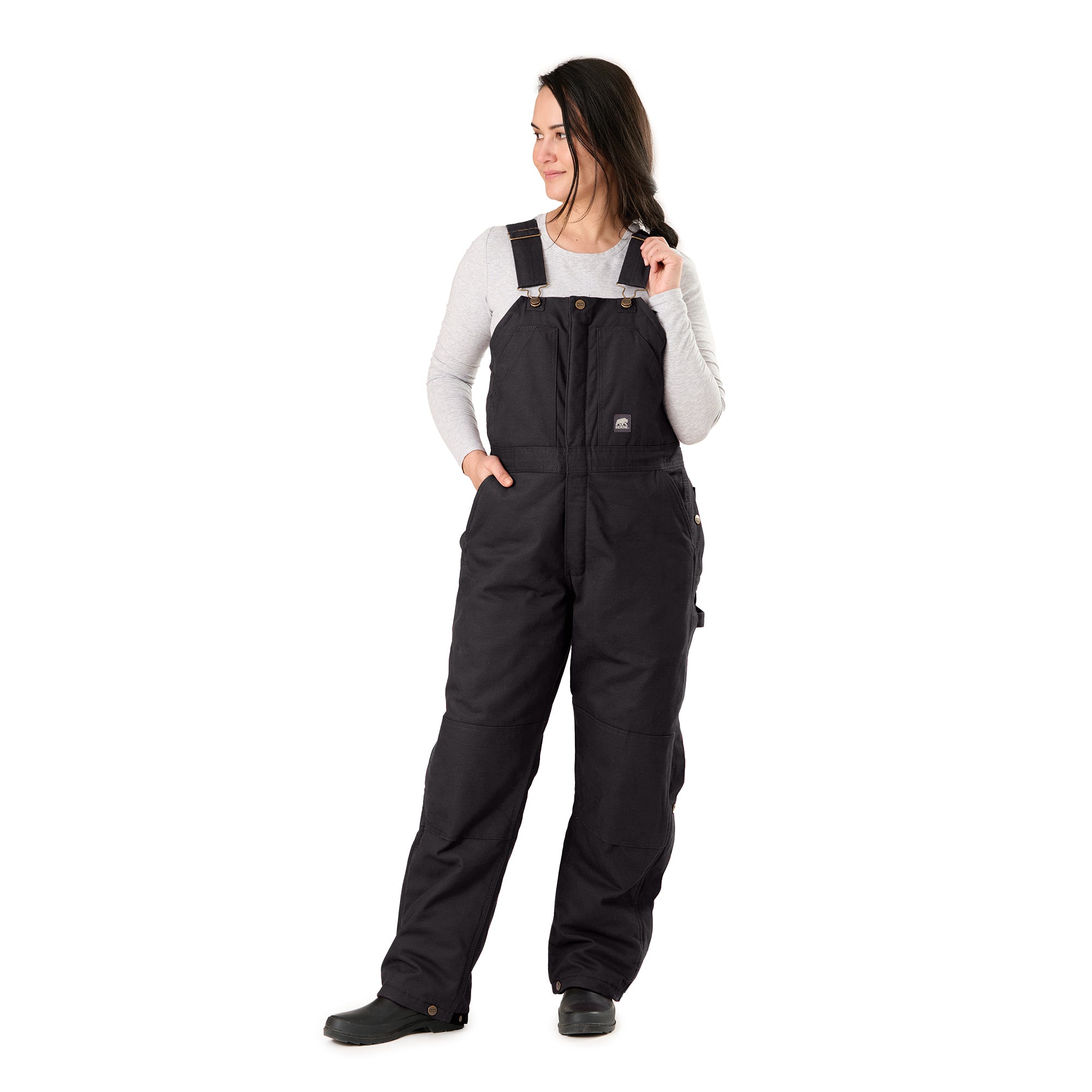 Berne Women's Softstone Duck Insulated Bib Overall – Berne Apparel