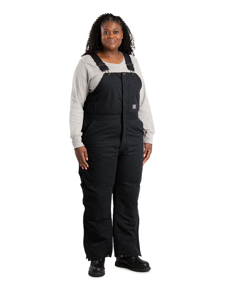 WB515BK Women's Softstone Duck Insulated Bib Overall