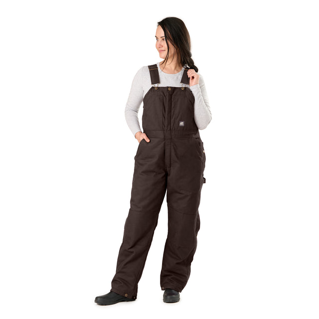 WB515DBN Women's Softstone Duck Insulated Bib Overall