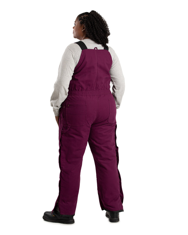 WB515PLM Women's Softstone Duck Insulated Bib Overall