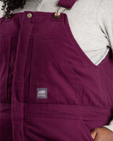 WB515PLM Women's Softstone Duck Insulated Bib Overall