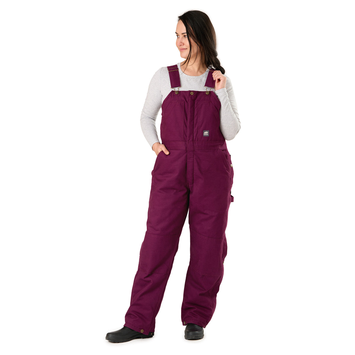 Berne Women's Softstone Duck Insulated Bib Overall Berne Apparel