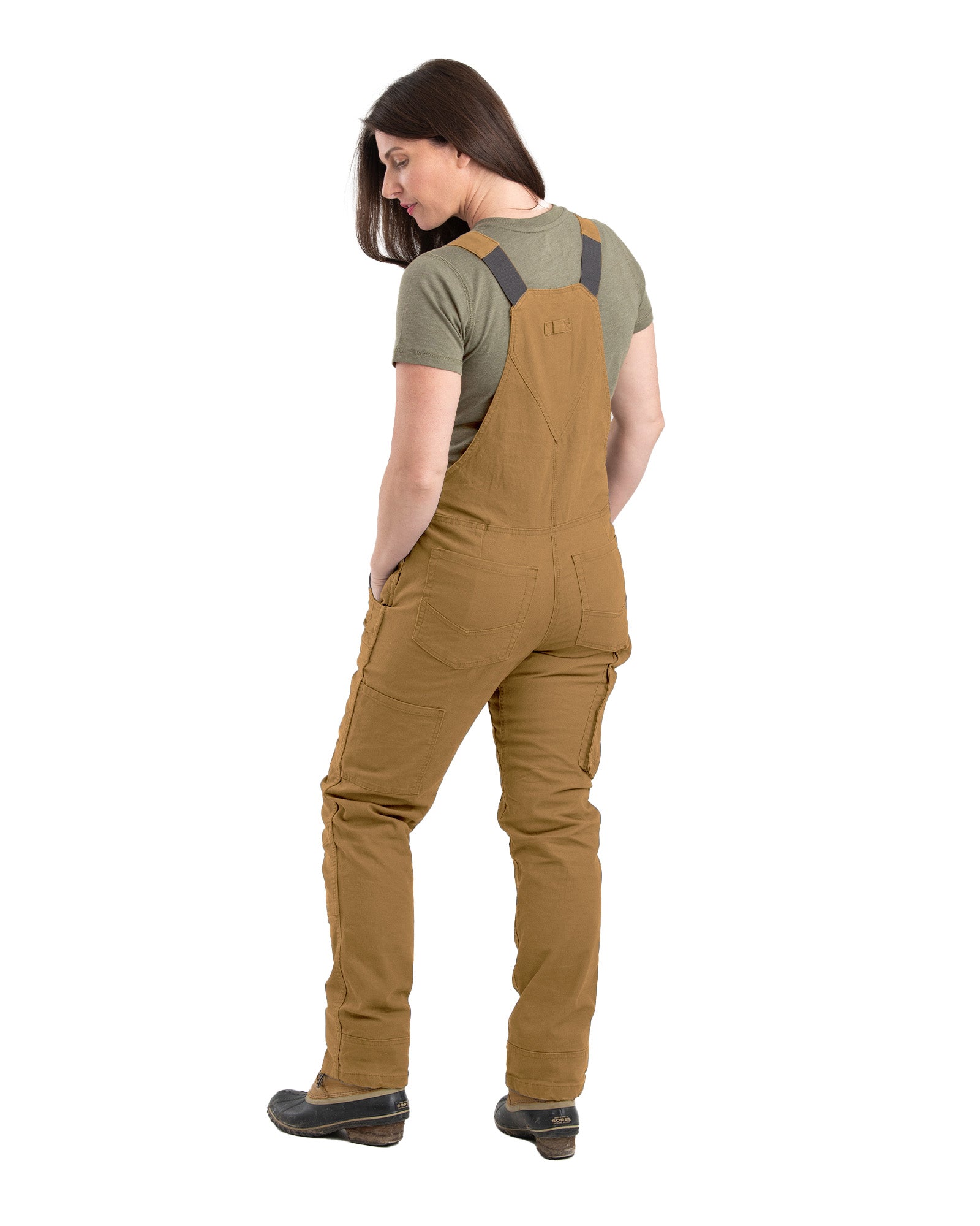 Women's Unlined Stretch Duck Bib Overalls