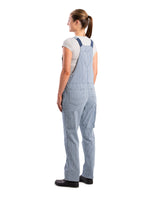 WB924HS Women's Vintage Washed Flex Hickory Stripe Bib Overall