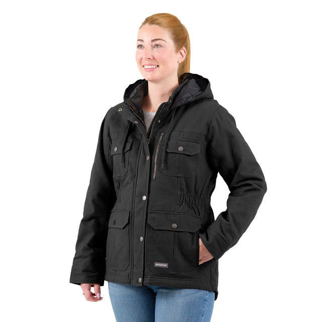 Women's Softstone Duck Hooded Ranch Coat