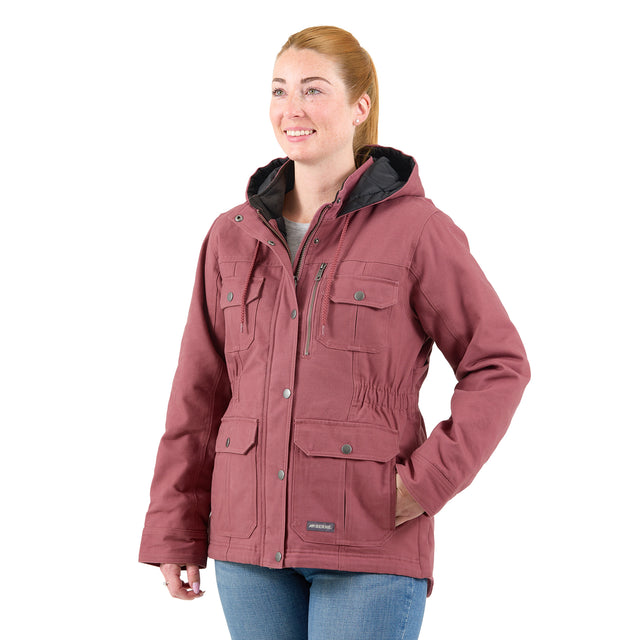 Women's Softstone Duck Hooded Ranch Coat