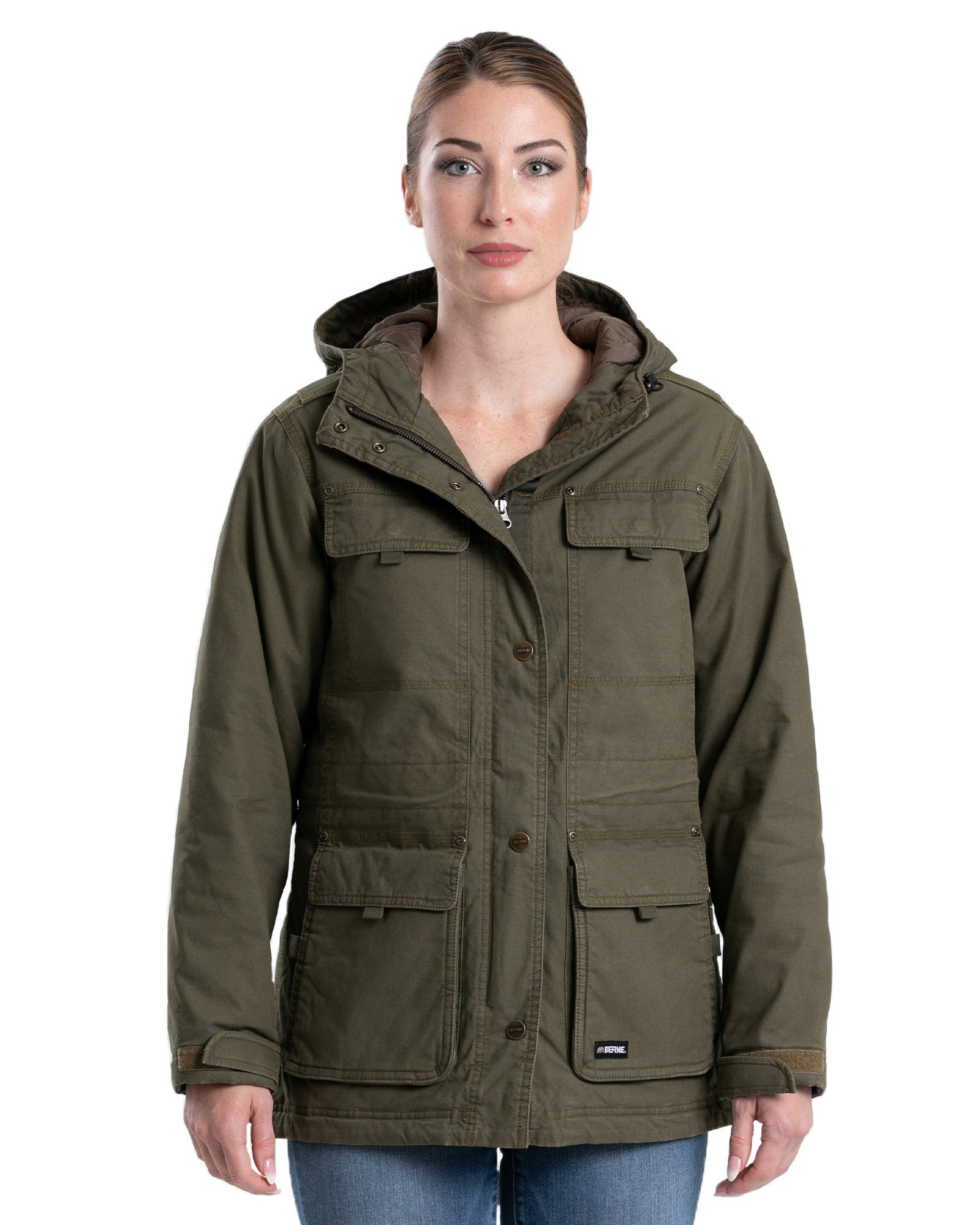 WCH68CDG Women's Softstone Washed Duck Utility Coat