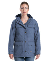 WCH68SLB Women's Softstone Washed Duck Utility Coat