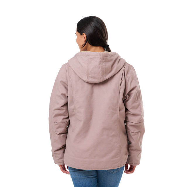 Women's Sherpa-Lined Duck Hooded Jacket
