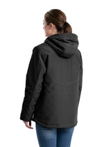 WHJ45BK Women's Softstone Micro-Duck Hooded Coat