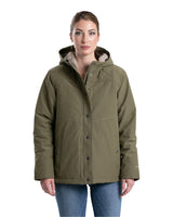 WHJ45BOL Women's Softstone Micro-Duck Hooded Coat