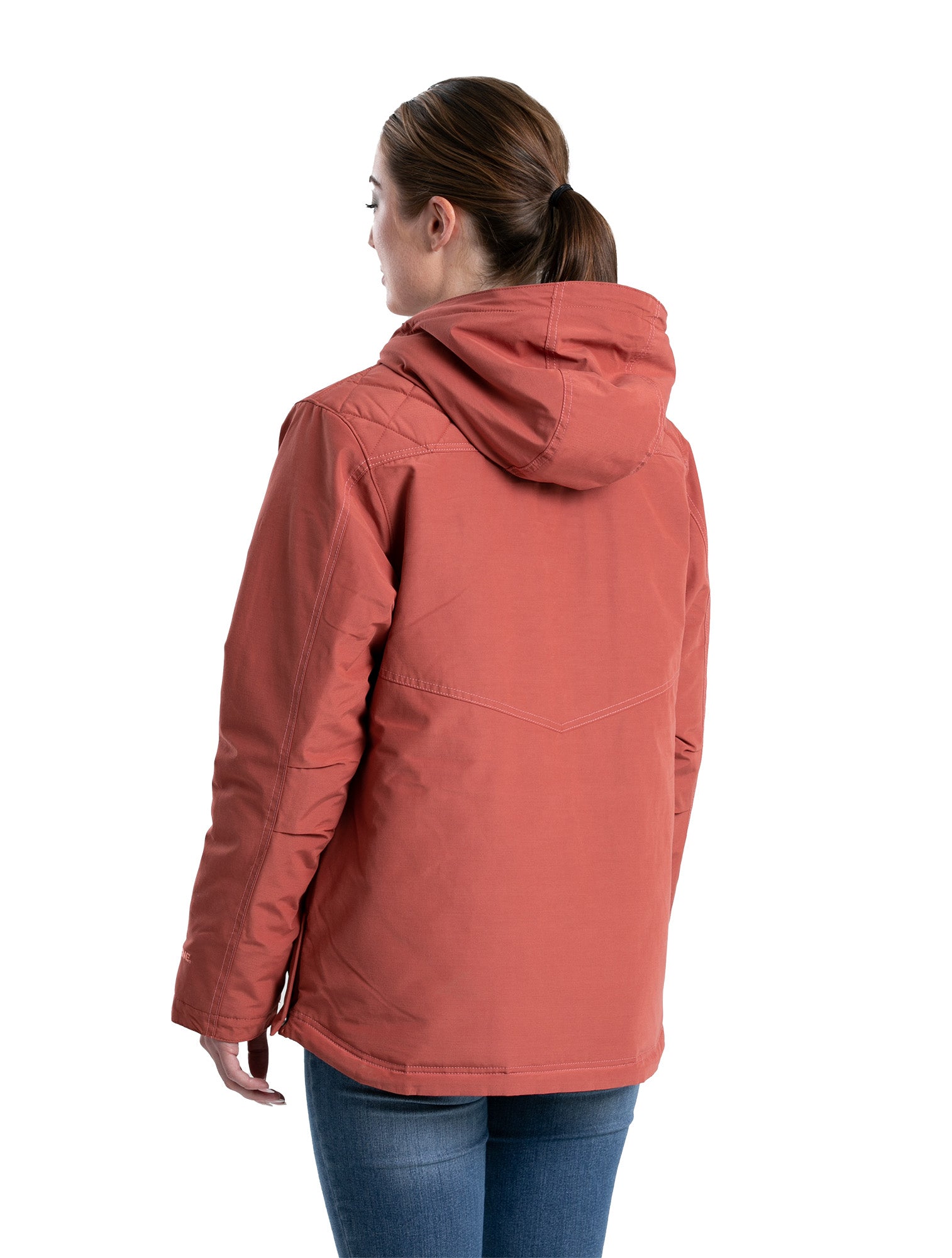 WHJ45MLA Women's Softstone Micro-Duck Hooded Coat