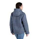 WHJ48SLB Women's Sherpa-Lined Twill Hooded Jacket