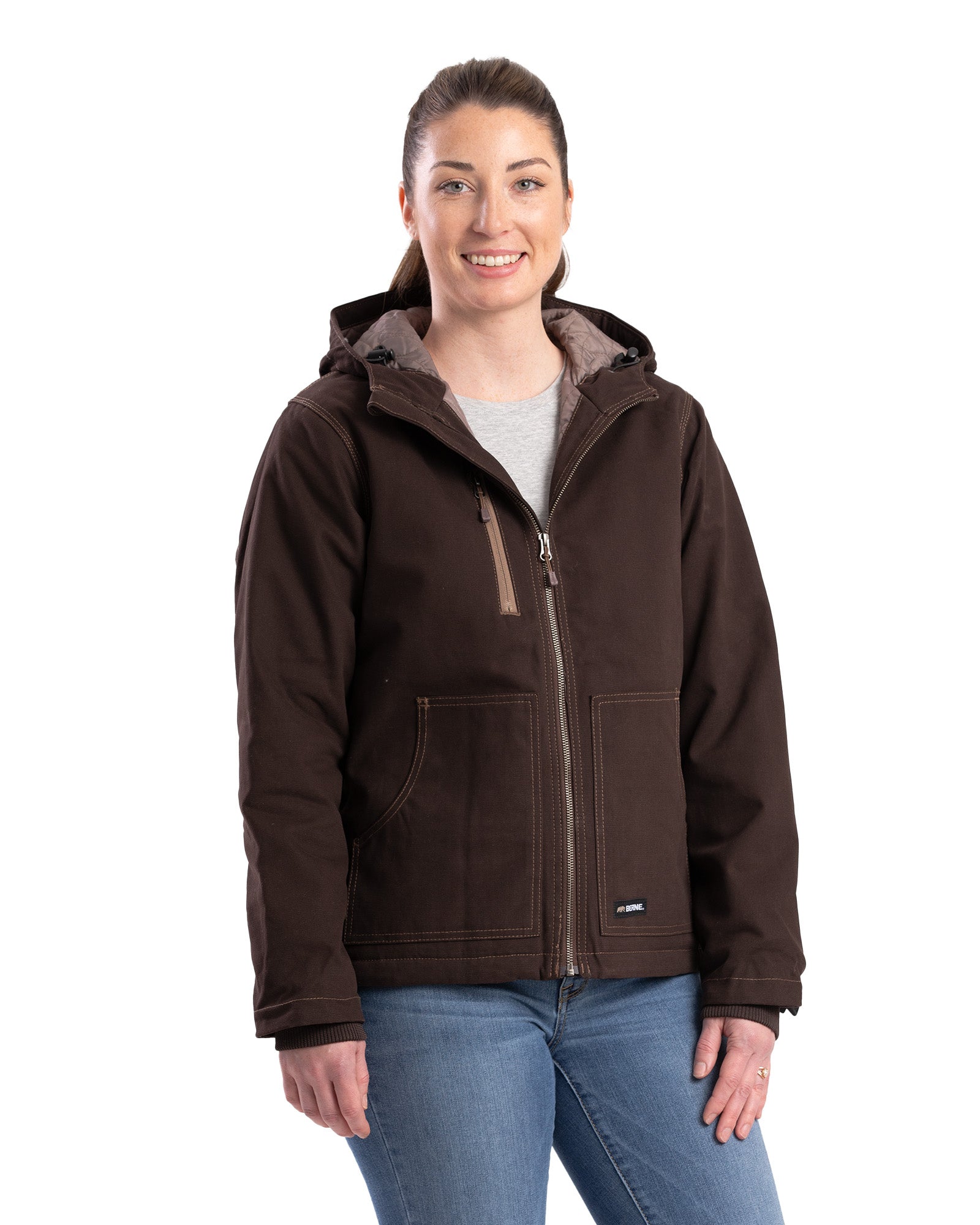 Women's Softstone Duck Hooded Jacket