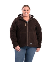 WHJ64DBN Women's Softstone Duck Hooded Jacket