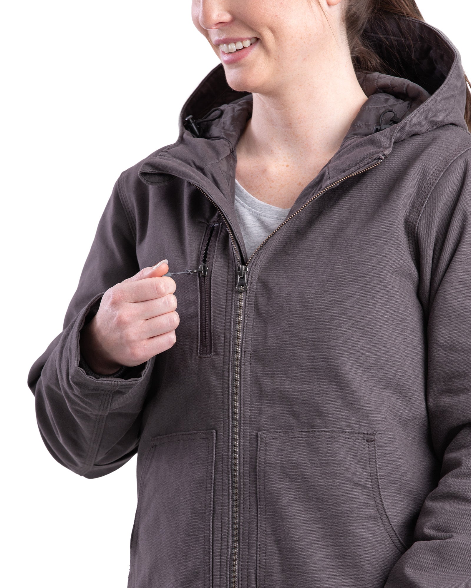 Berne ladies modern hooded on sale jacket