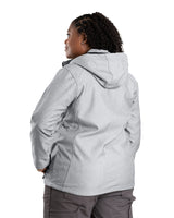 WJS301GY Women's Hooded Softshell Jacket