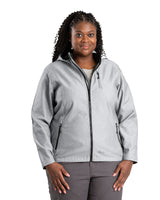 WJS301GY Women's Hooded Softshell Jacket