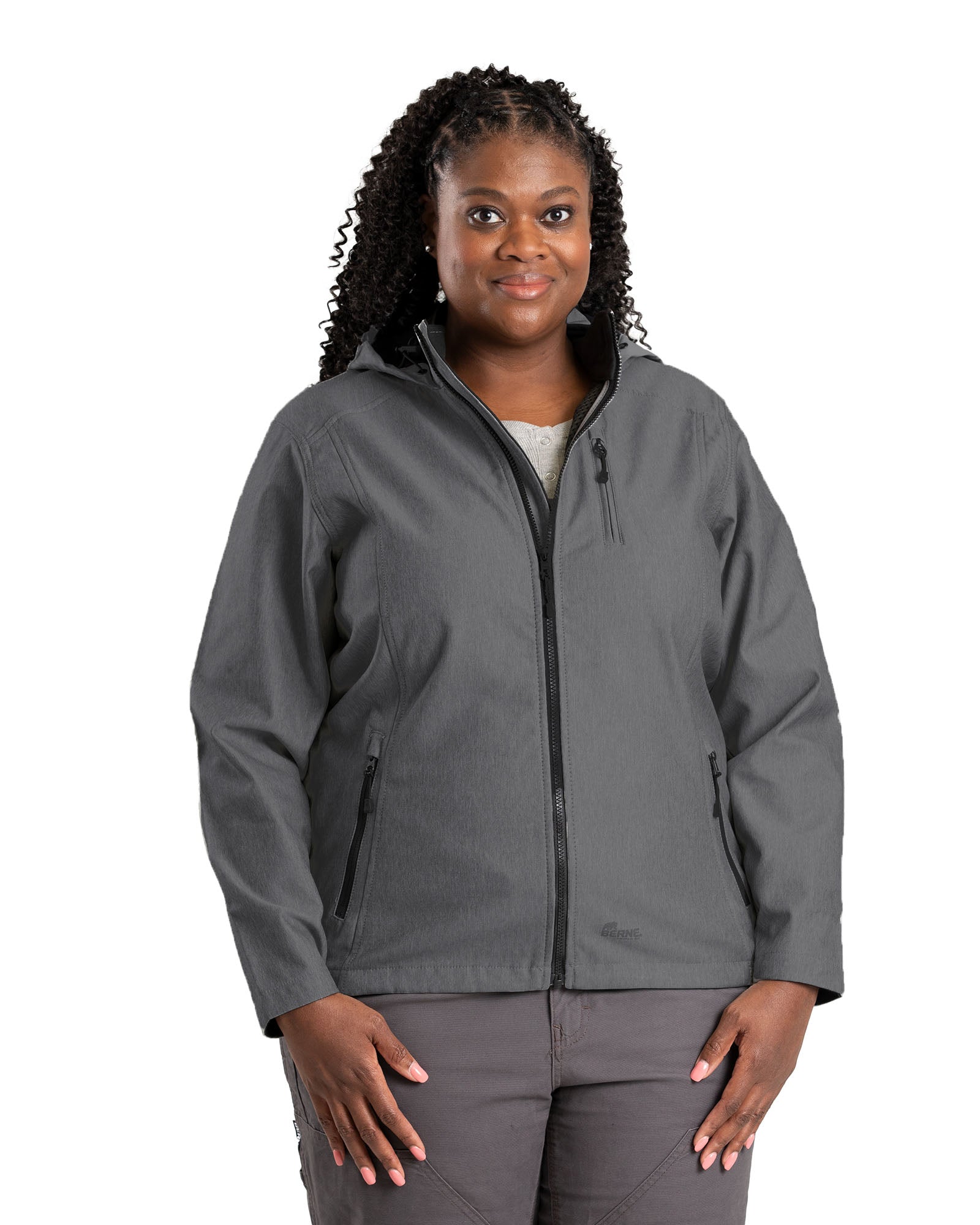 WJS301MAG Women's Hooded Softshell Jacket