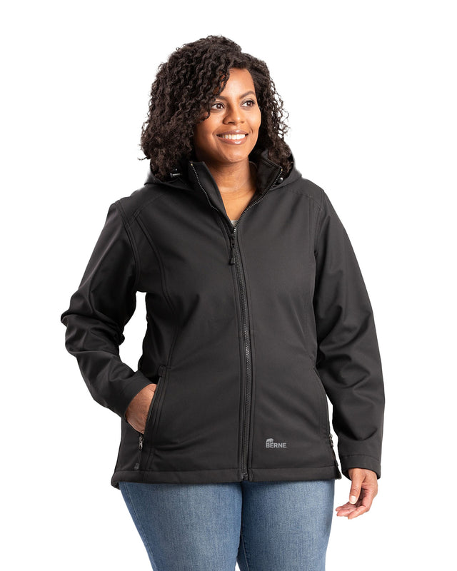 WJS303BK Women's Highland Softshell Jacket