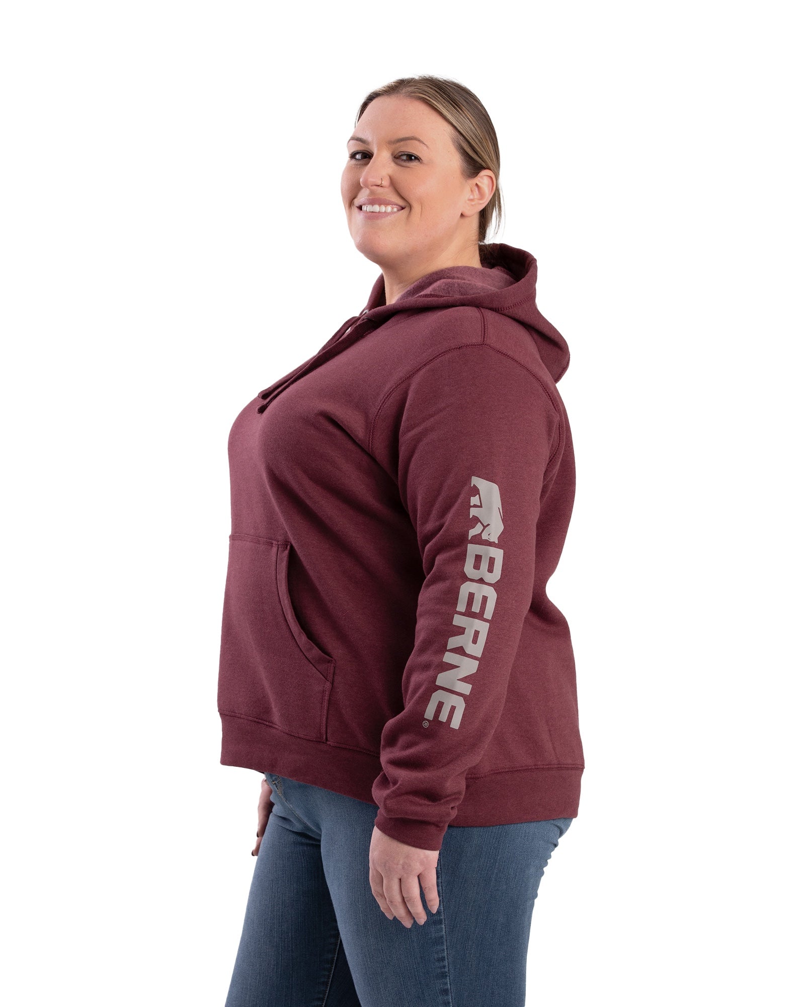WSP401CAB Women's Signature Sleeve Hooded Pullover
