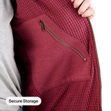 Women's Heritage Grid Fleece-Lined Full-Zip Hooded Sweatshirt