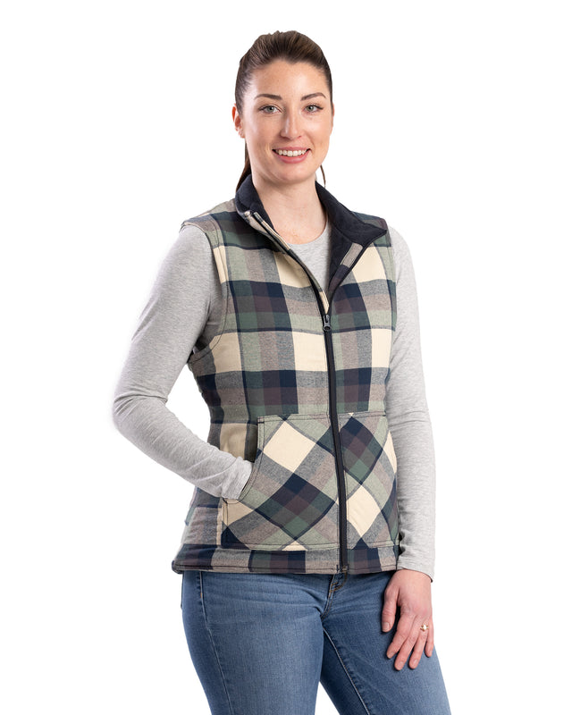 WV16PCJ Women's Insulated Flannel Vest