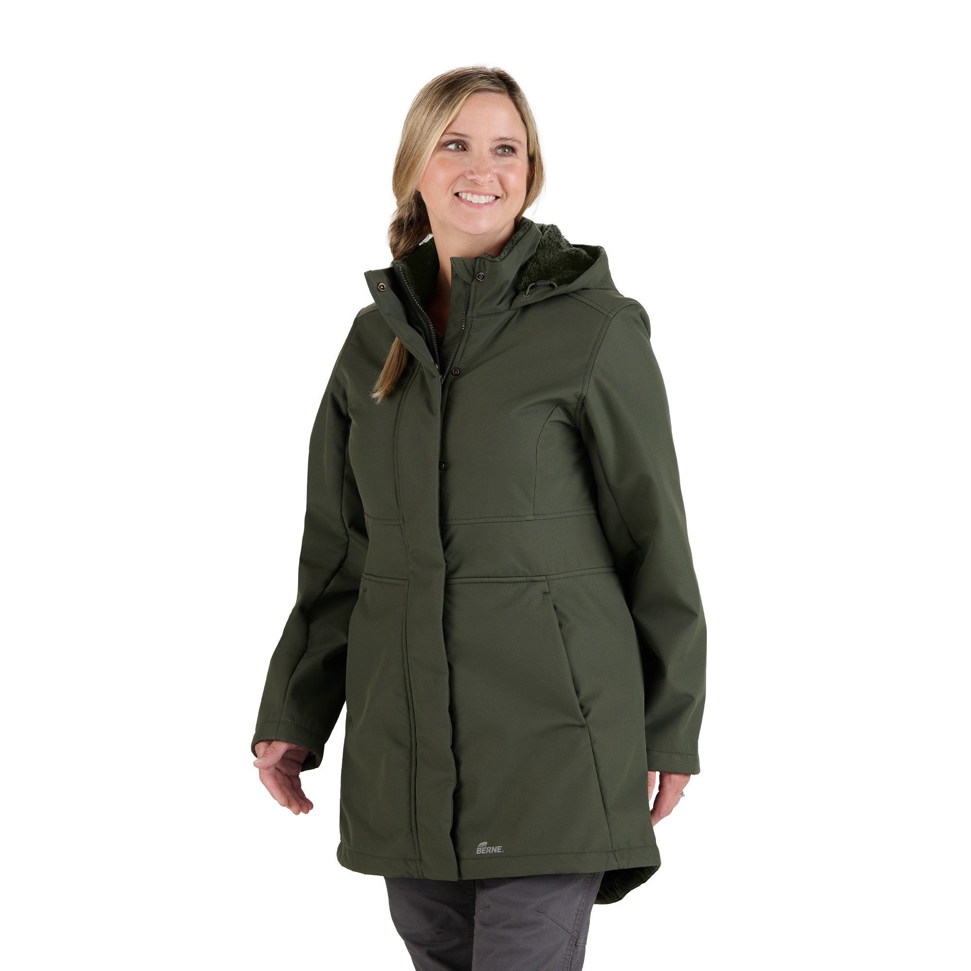 Women's Sherpa-Lined Hooded Parka – Berne Apparel
