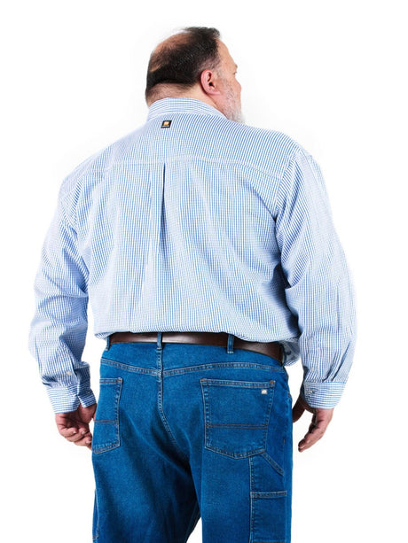 Flame Resistant Button Down Plaid Long Sleeve Work Shirt - Berne Apparel