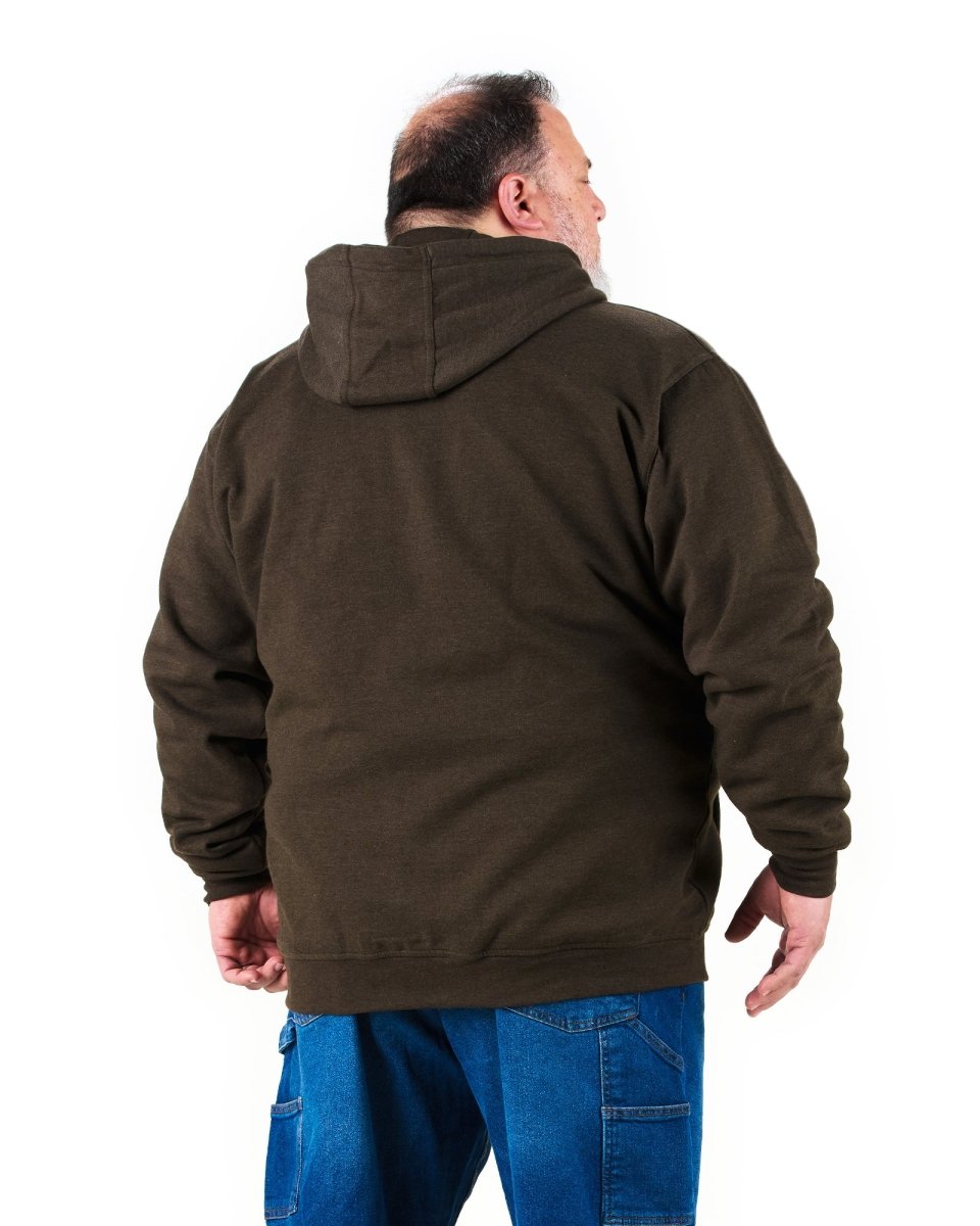 Heritage Thermal-Lined Full-Zip Hooded Sweatshirt - Berne Apparel
