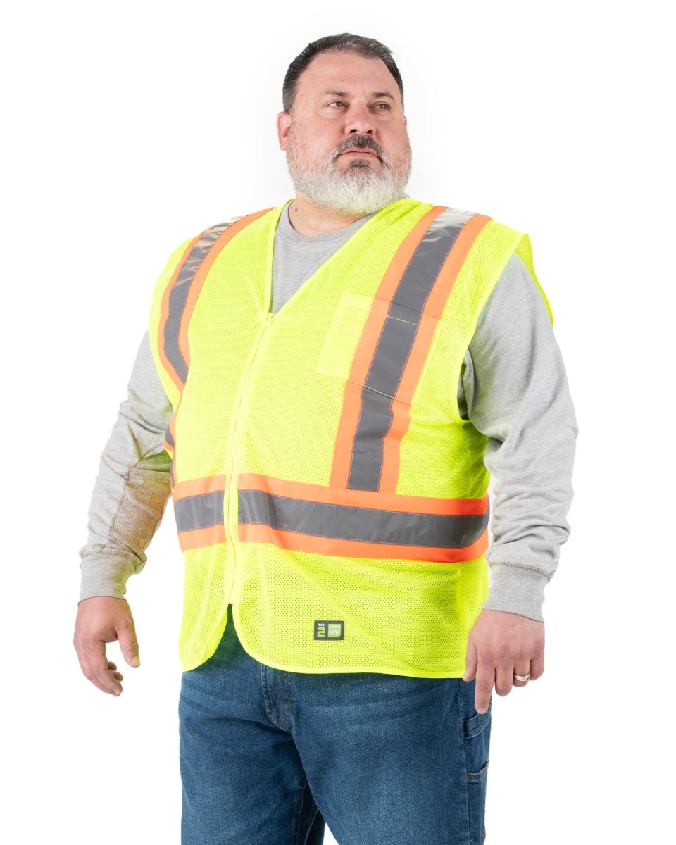 Hi Vis Class 2 Multi-Color Mesh Vest - Berne Apparel