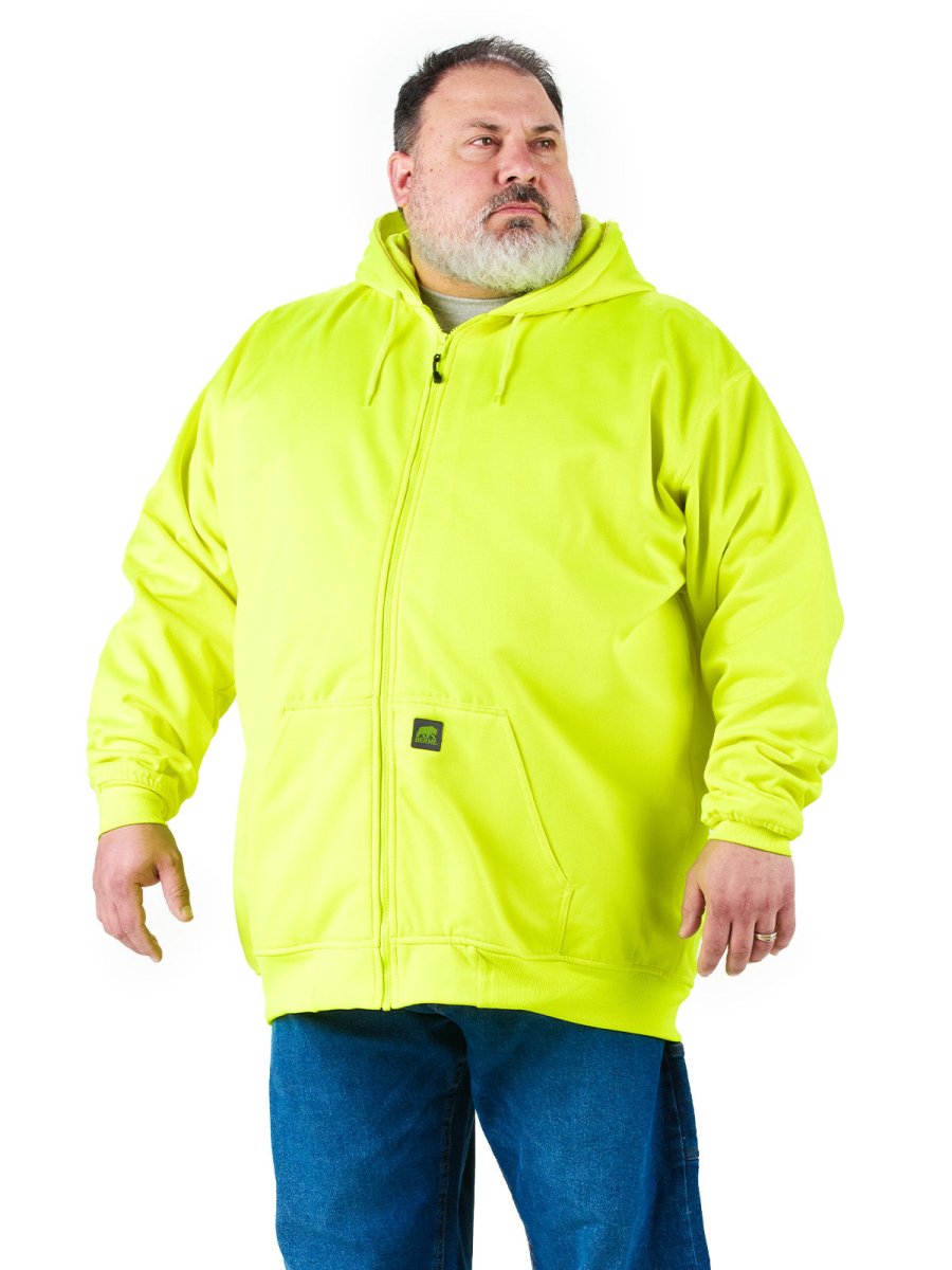 Hi Vis Thermal Lined Hooded Sweatshirt