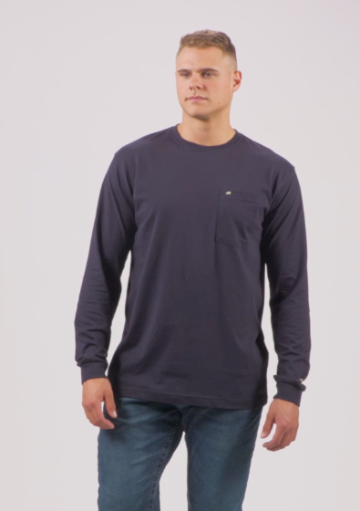 Heavyweight Long Sleeve Pocket T-Shirt