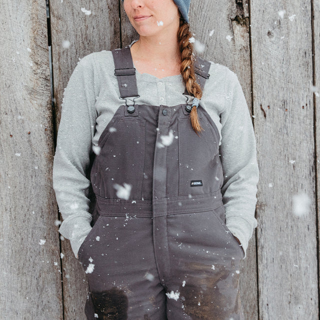 Women's Softstone Duck Insulated Bib Overall