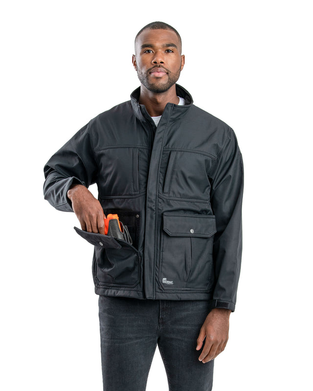 CCWS06BK Echo Zero Eight Side-Zip Concealed Carry Softshell Jacket