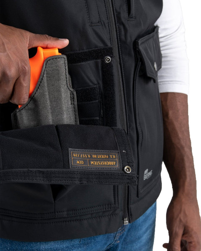 Echo Zero Eight Concealed Carry Softshell Vest - Berne Apparel