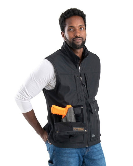 Echo Zero Eight Concealed Carry Softshell Vest - Berne Apparel