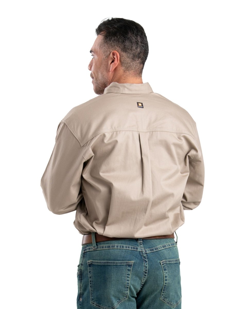 Flame Resistant Button Down Long Sleeve Work Shirt - Berne Apparel