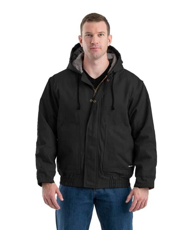 Flame Resistant Duck Hooded Jacket - Berne Apparel