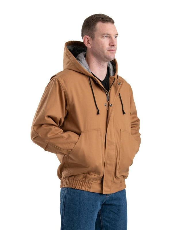 Flame Resistant Duck Hooded Jacket - Berne Apparel