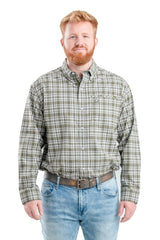 Foreman Flex Long Sleeve Button Down Shirt - Berne Apparel