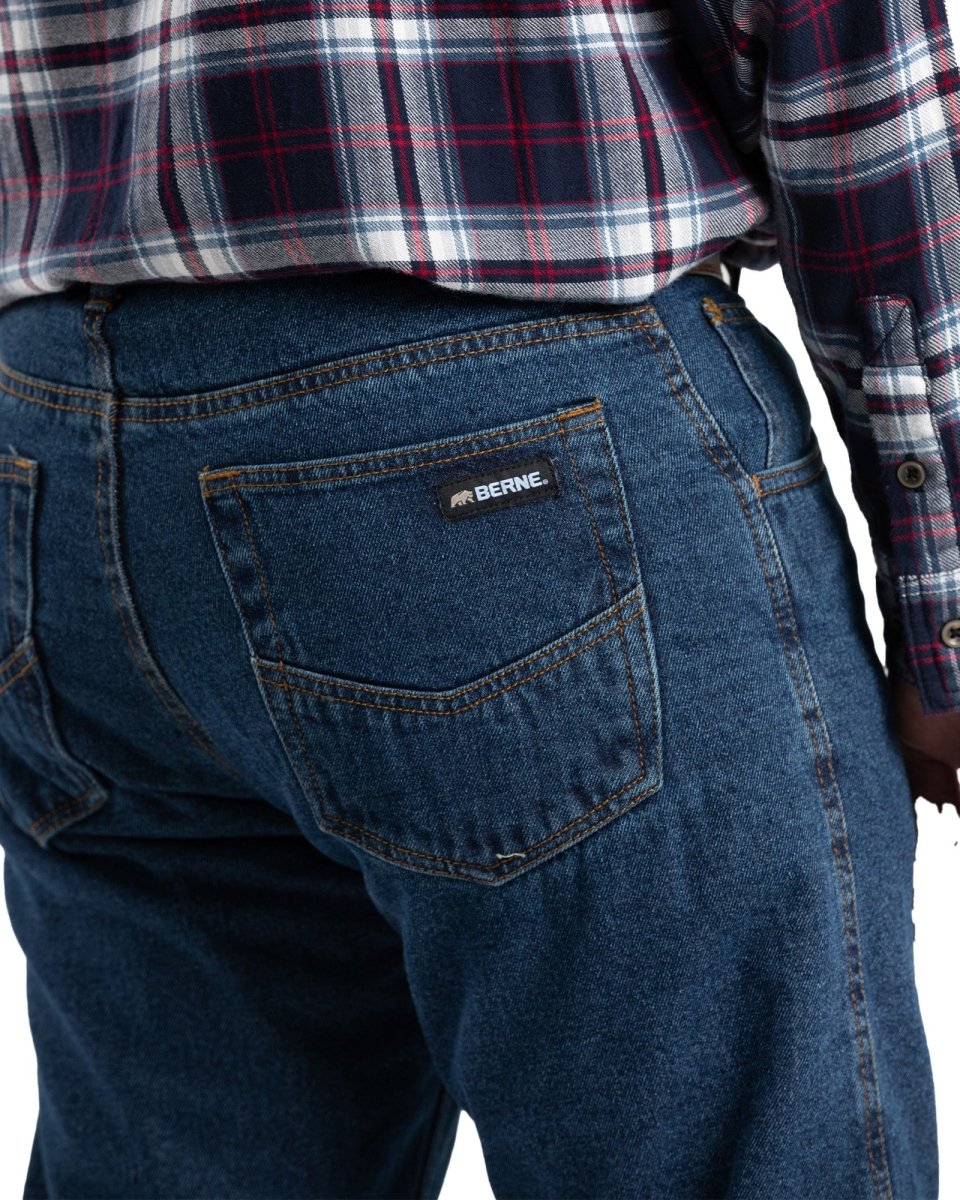 Wrangler Men's Fleece Lined Denim Jeans 